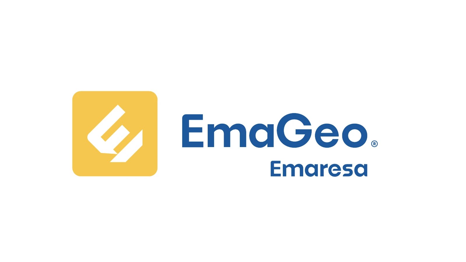 Logotipo de la submarca EmaGeo, de Grupo Emaresa