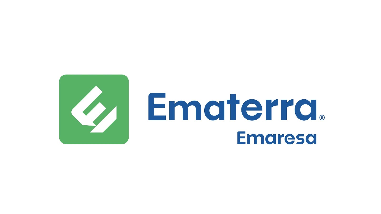 Logotipo de la submarca Ematerra, de Grupo Emaresa