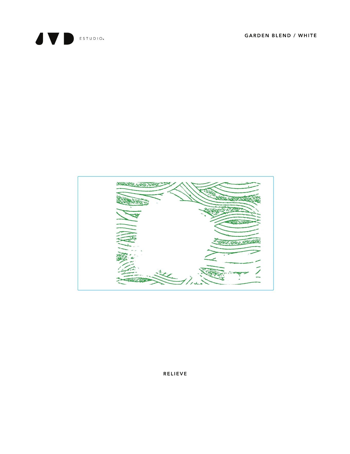 Capa lineal verde utilizada como textura de fondo en Garden Blend.