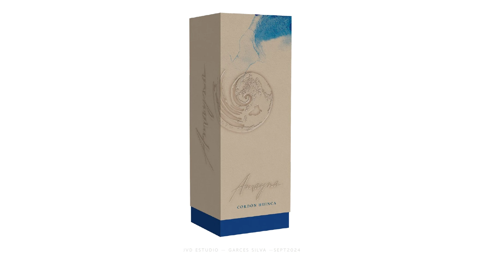 Propuesta de caja vertical para Amayna Cordón Huinca.