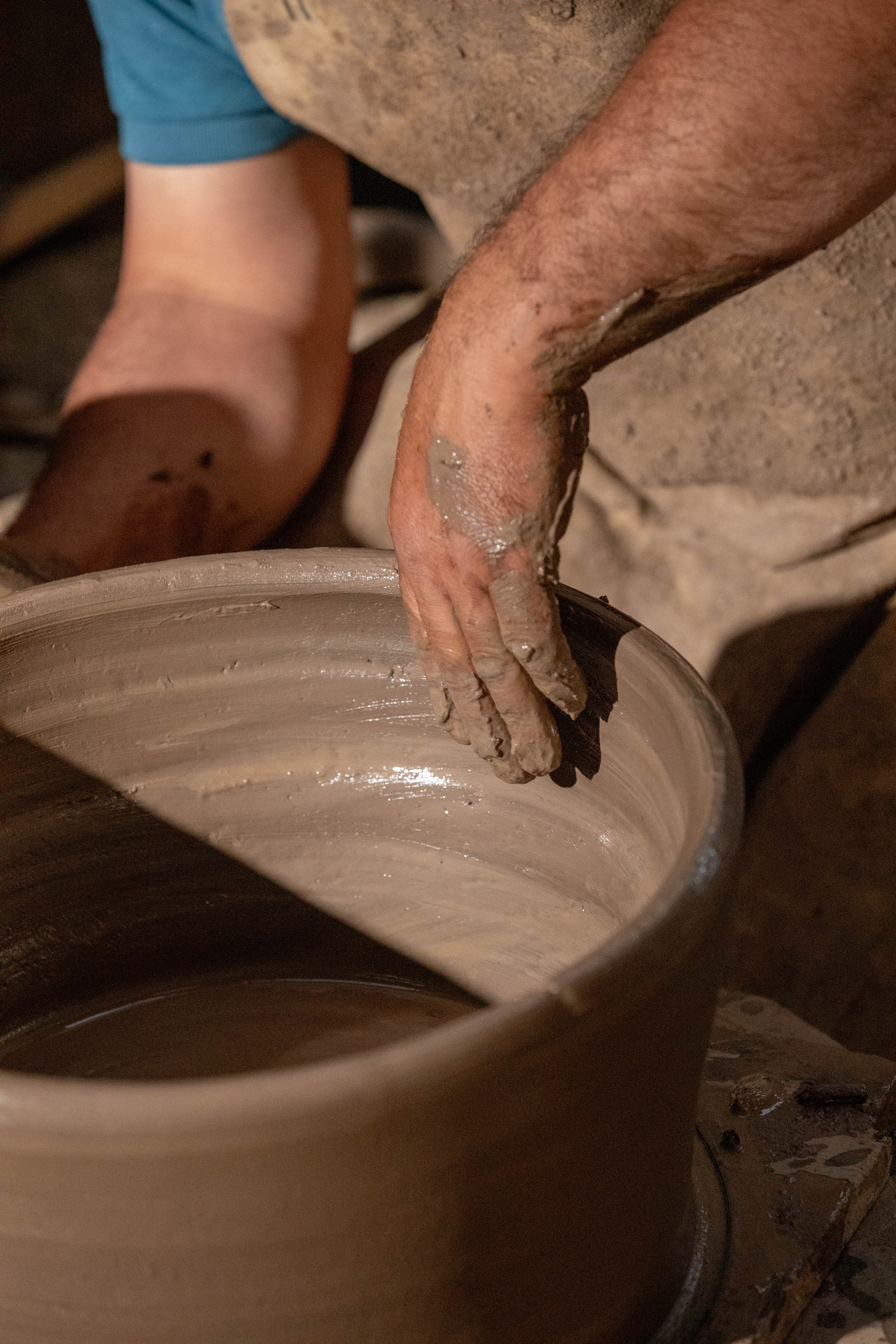 Fabricación artesanal de las ánforas de arcilla