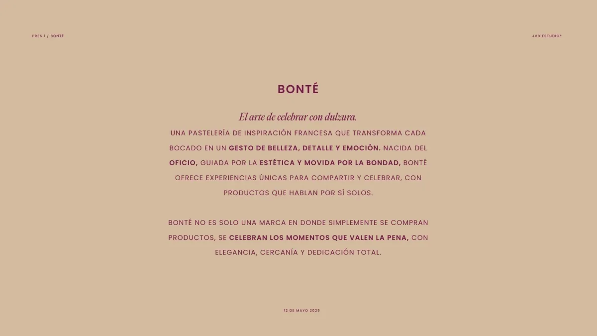 Relato de marca con El arte de celebrar con dulzura.