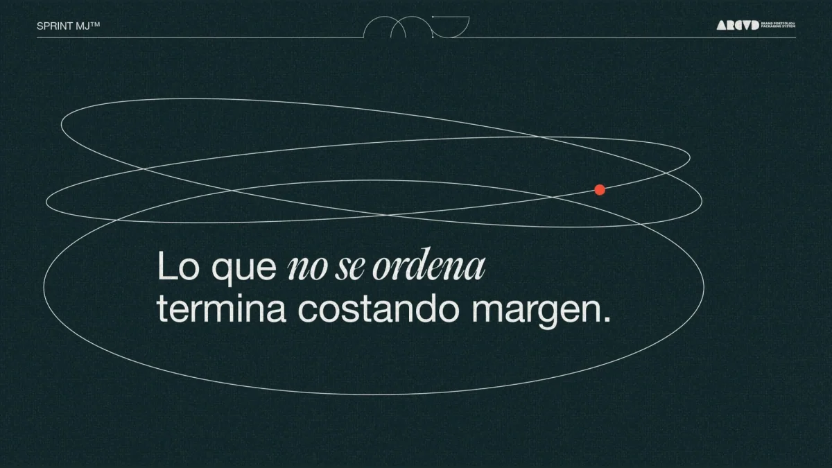Lo que no se ordena termina costando margen